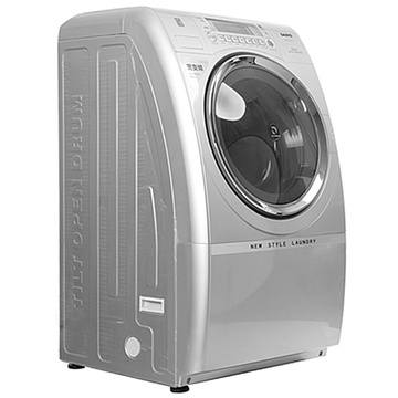 三洋(sanyo)xqg65-l903bcx 6.5公斤智能变频 全自动滚筒洗衣机(亮银)